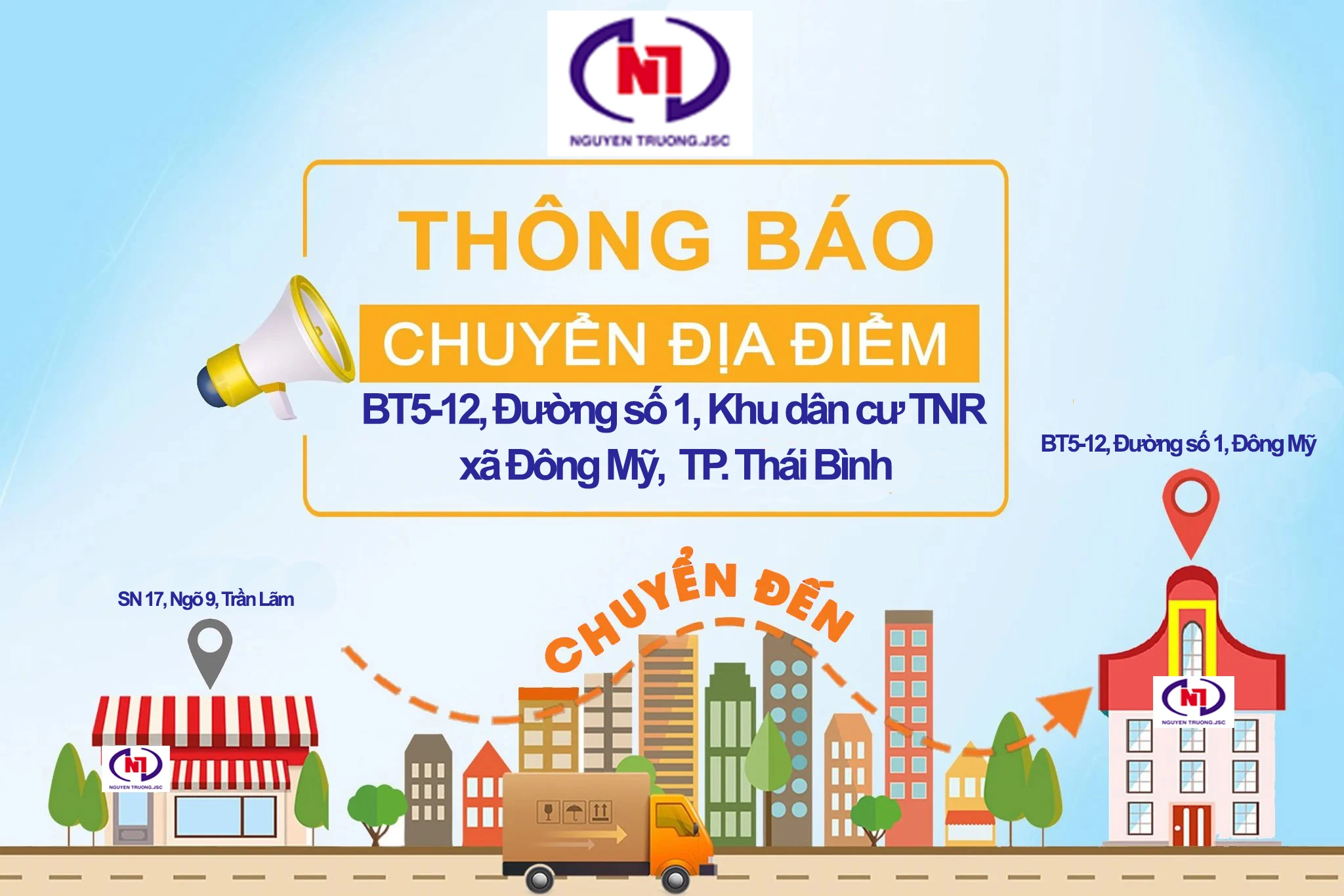 Thumbnail THÔNG BÁO THAY ĐỔI ĐỊA CHỈ CÔNG TY